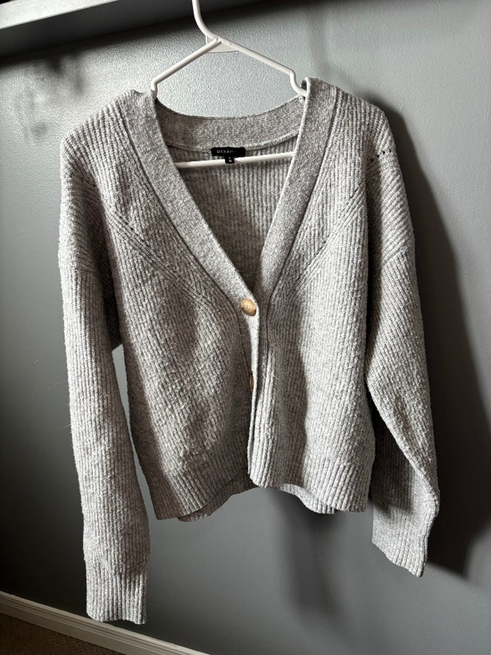 Dynamite Sweaters - Dynamite Grey Knit Cardigan